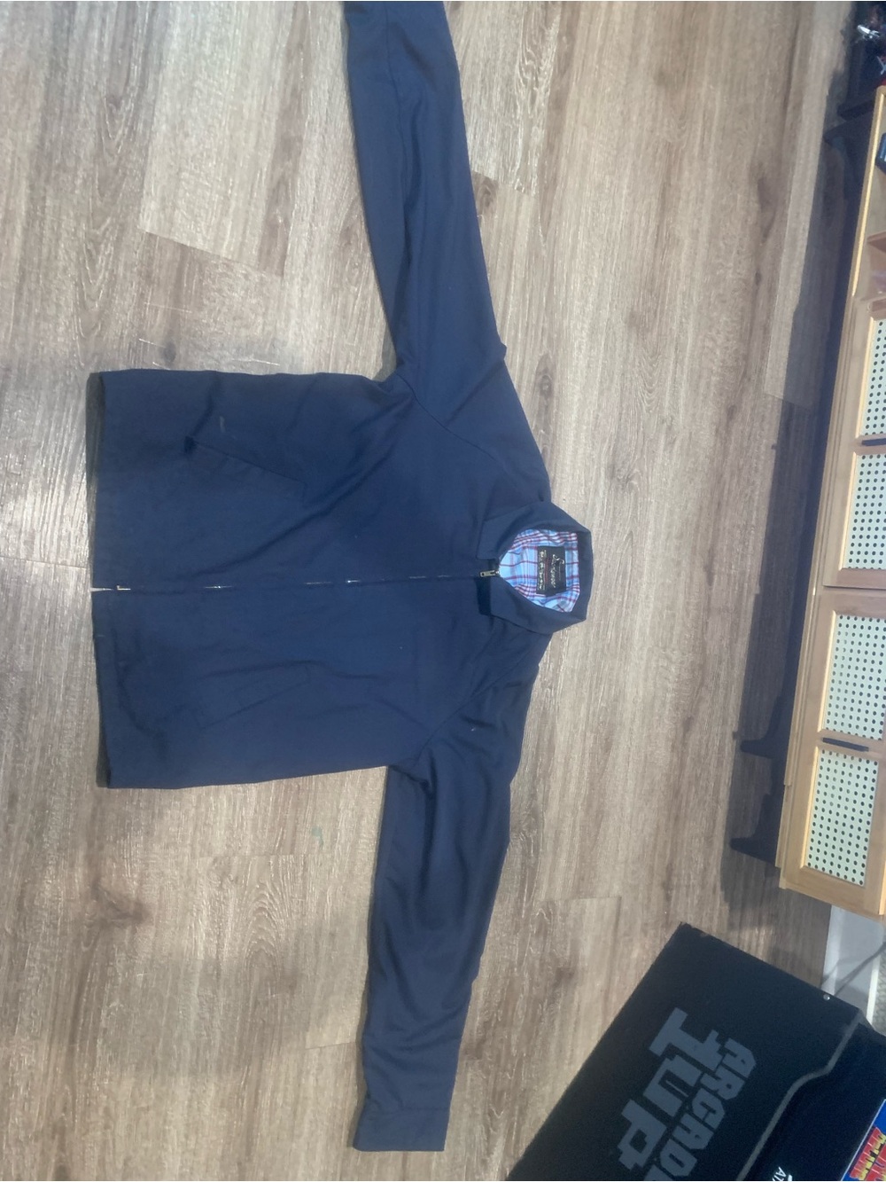 Source Unknown Navy Full-Zip Jacket